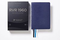 bokomslag Reina Valera 1960 Biblia Letra Gigante, Colección Premier, Azul Marino, Interior a DOS Colores: Edición Limitada