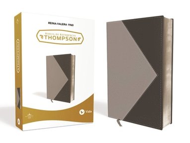 bokomslag RVR60, Biblia de Referencia Thompson, Leathersoft, Dos tonos, Negro/Gris