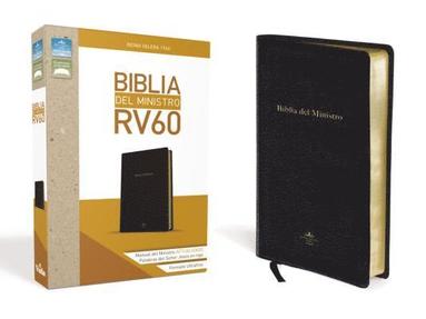 bokomslag Rvr60, Biblia del Ministro, Ultrafina, Tamaño Manual, Leathersoft, Negro, Palabras de Jesús En Rojo