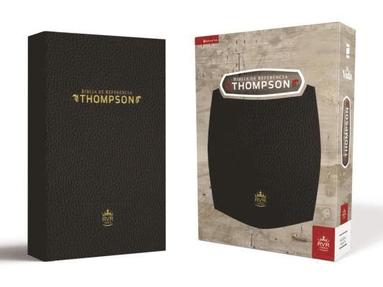 bokomslag Rvr60, Biblia de Referencia Thompson, Piel Reciclada, Negro