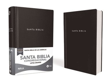 bokomslag Nbla, Santa Biblia, Congregacional, Tapa Dura, Negro, Comfort Print