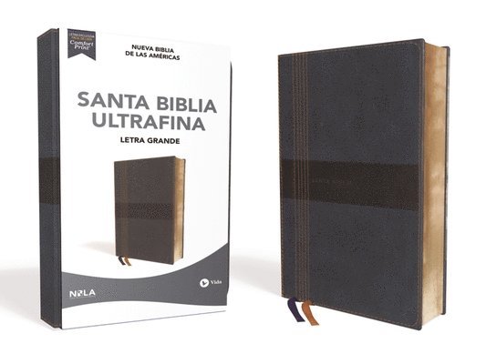 NBLA-Nueva Biblia de Las Américas,, Vida, - NBLA, Santa Biblia, Ultrafina, Letra grande, Leathersoft, Azul, Palabras de Jesús en rojo, Inbunden