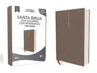 bokomslag Nbla, Santa Biblia, Una Columna Con Referencias, Letra Grande, Tapa Dura/Tela, Gris, Palabras De Jesus En Rojo, Comfort Print