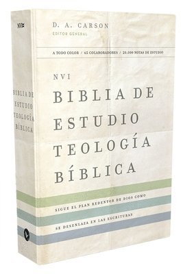 bokomslag Nvi, Biblia De Estudio Teologia Biblica, Interior A Cuatro Colores, Tapa Dura