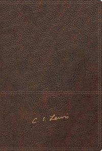 bokomslag Reina Valera Revisada Biblia Reflexiones de C. S. Lewis, Leathersoft, Café, Interior a DOS Colores