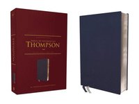 bokomslag Reina Valera Revisada, Biblia de Referencia Thompson, Leathersoft, Azul Añil, Palabras de Jesús En Rojo, Con Índice