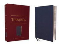 bokomslag Rvr, Biblia de Referencia Thompson, Leathersoft, Azul Añil, Palabras de Jesús En Rojo, Con Índice, Comfort Print