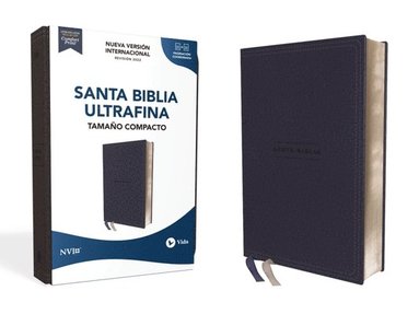 bokomslag Nvi, Santa Biblia, Revisión 2022, Ultrafina, Tamaño Compacto, Leathersoft, Azul Marino, Palabras de Jesús En Rojo, Comfort Print