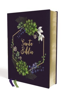 bokomslag NVI, Santa Biblia, Revision 2022, Edicion Artistica, Tapa Dura/Tela, Arte con bordes dorados, Palabras de Jesus en Rojo, Comfort Print
