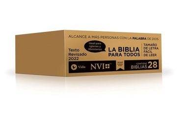 bokomslag NVI, Santa Biblia, Revision 2022, Edicion economica, Tapa rustica, Paquete de 28