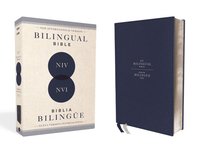 bokomslag Niv/NVI Bilingual Bible, Revised Text 2022, Leathersoft, Navy / Niv/Nvi, Biblia Bilingüe, Revisión 2022, Leathersoft, Azul Añil