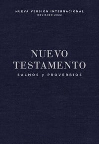 bokomslag NVI, Nuevo Testamento de bolsillo, con Salmos y Proverbios, Revision 2022, Tapa Rustica, Azul anil
