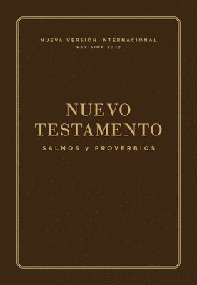Nvi, Nuevo Testamento De Bolsillo, Con Salmos Y Proverbios, Leatherflex, Cafe 1
