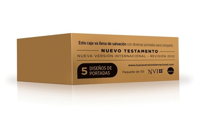 Nueva Version Internacional Nueva Version Internacional, Vida Vida - NVI, Nuevo Testamento, Revision 2022, Tapa Rustica, Paquete Variado (50), Häftad
