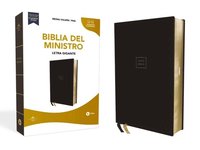 bokomslag RVR60, Biblia del Ministro, Letra gigante, Leathersoft, Negro, Palabras de Jess en Rojo, Comfort Print