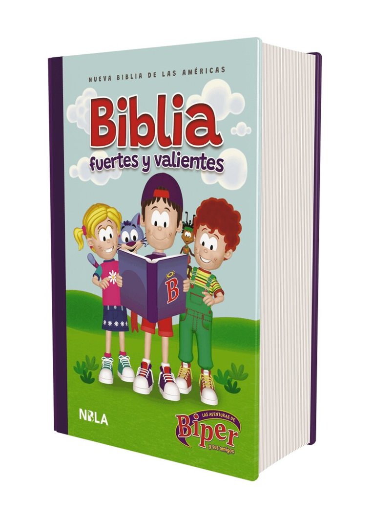 Biper y sus amigos, NBLA-Nueva Biblia de Las Américas, Vida - Biblia Biper y sus amigos, Fuertes y valientes (NBLA), Tapa dura, Palabras de Jesús en rojo, Comfort Print, Inbunden