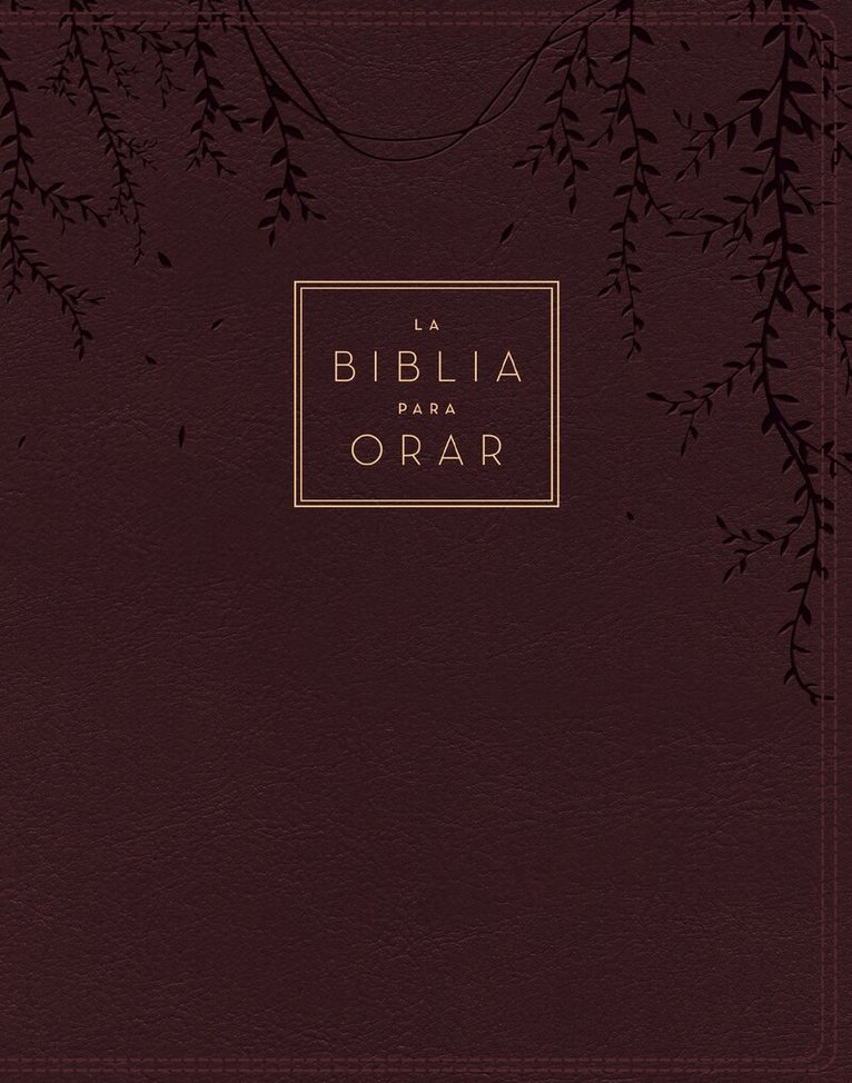 RVR 1960- Reina Valera 1960 - RVR60, La Biblia para orar, Leathersoft, Rojo vino, Palabras de Jesús en rojo, Comfort Print, Inbunden