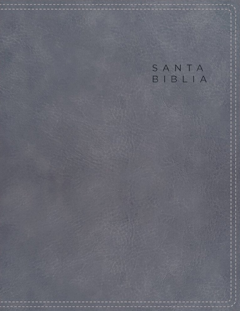 NBLA-Nueva Biblia de Las Américas, Vida - NBLA, Santa Biblia, Edición para notas, Leathersoft, Gris azulado, Cierre elástico, Palabras de Jesús en rojo, Comfort Print, Inbunden