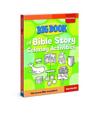 bokomslag Big Book of Bible Story Coloring Activities for Elementary Kids