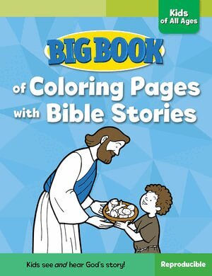 David C. Cook - Big Book of Coloring Pages with Bible Stories for Kids of All Ages, Häftad