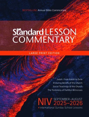 bokomslag Niv(r) Standard Lesson Commentary(r) Large Print Edition 2025-2026