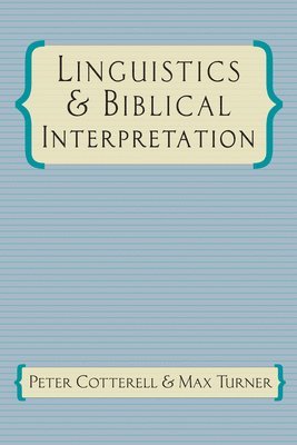 bokomslag Linguistics & Biblical Interpretation