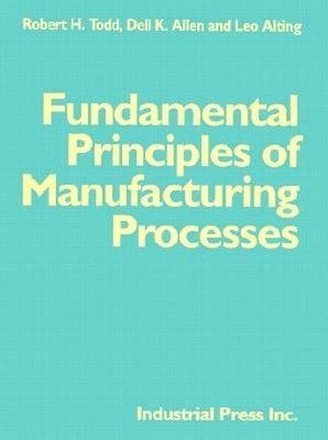 Fundamental Principles of Manufacturing Processes 1