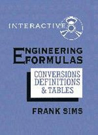 bokomslag Engineering Formulas: Conversions, Definitions & Tables