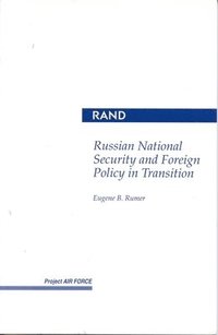 bokomslag Russian National Security and Foreign Policy in Transition