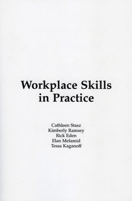 bokomslag Workplace Skills in Practice