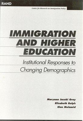 bokomslag Immigration and Higher Education