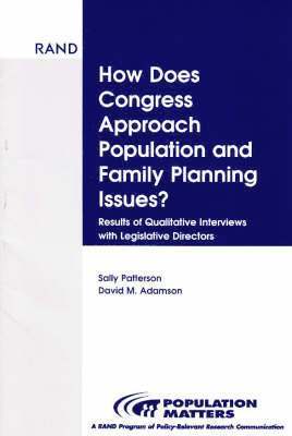 How Does Congress Approach Population and Family Planning Issues?