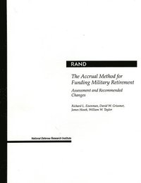 bokomslag The Accrual Method for Funding Military Retirement