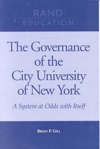 bokomslag The Governance of the City University of New York