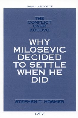 The Conflict Over Kosovo 1
