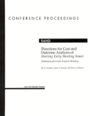 bokomslag Directions for Cost and Outcome Analysis of Starting Early Starting Smart