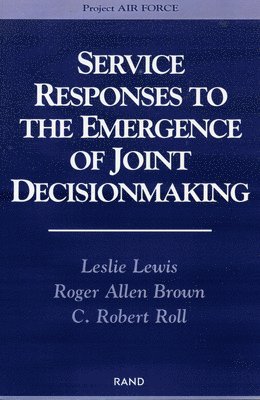 bokomslag Service Responses to the Emergence of Joint Decisionmaking