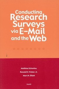 bokomslag Conducting Research Surveys Via E-mail and the Web
