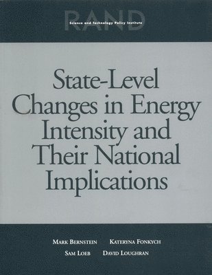 Mark Bernstein, Kateryna Fonkych, Sam Loeb, David S. Loughran - State-Level Changes in Energy Intensity and Their National Implications, Häftad