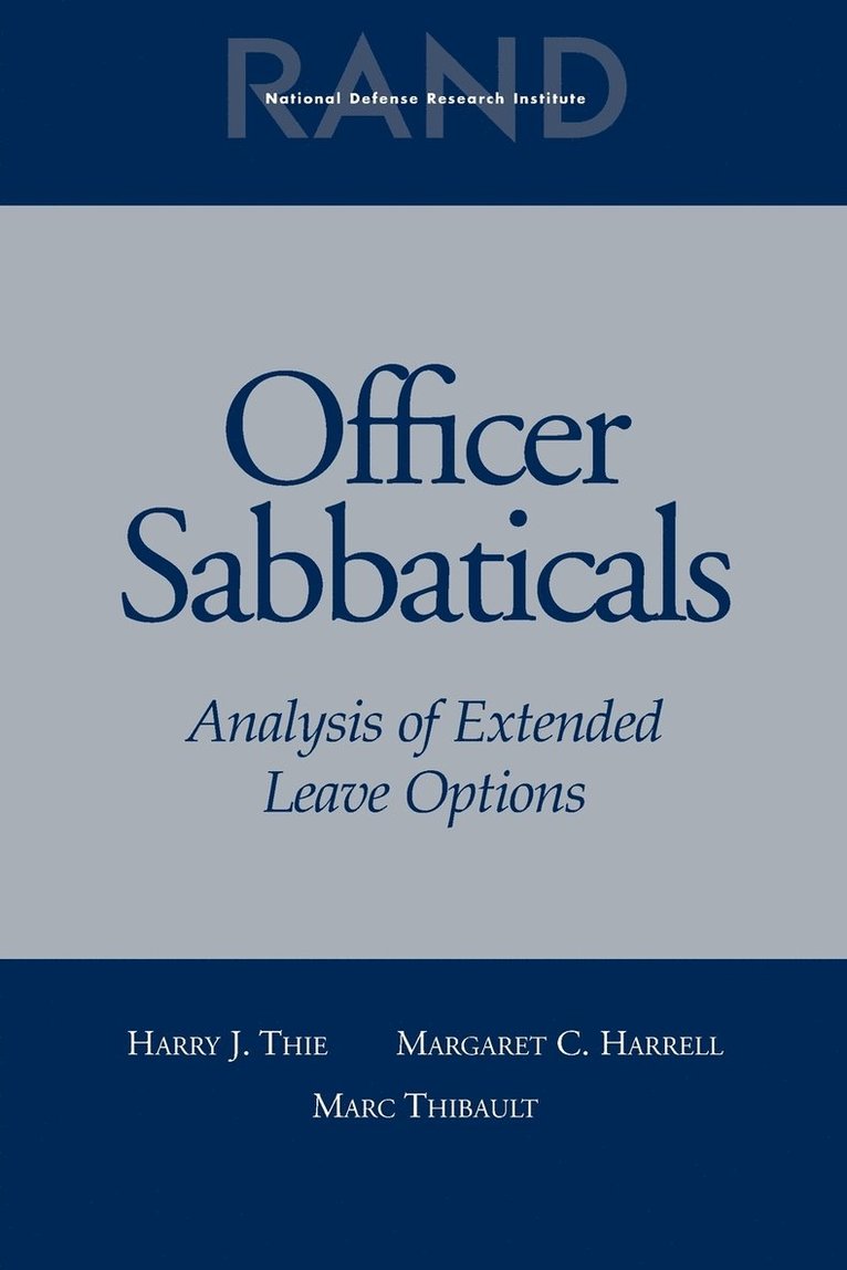 Officer Sabbaticals 1
