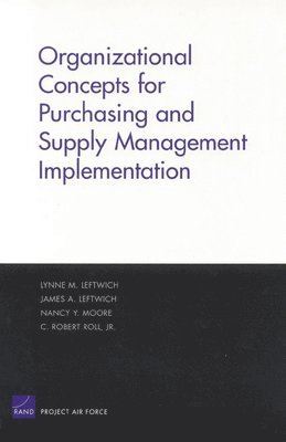 bokomslag Organizational Concepts for Purchasing and Supply Management Implementation
