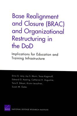 Dina G. Levy, Joy S. Moini, Tessa Kaganoff, Edward G. Keating, Catherine H. Augustine, Tora Kay Bikson, Kristin Leuschner, Susan M. Gates - Base Realignment and Closure (BRAC) and Organizational Restructuring in the DoD, Häftad