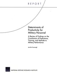 bokomslag Determinants of Productivity for Military Personnel