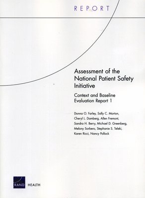 Assessment of the National Patient Safety Initiative 1