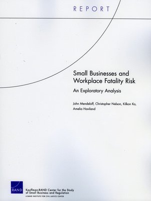 John Mendeloff, Christopher Nelson, Kilkon Ko, Amelia Haviland - Small Businesses and Workplace Fatality Risk, Häftad