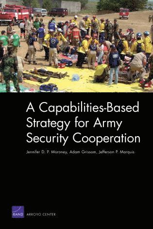 Jennifer D P Moroney, Jennifer D. P. Moroney - Capabilities-based Strategy for Army Security Cooperation, Häftad