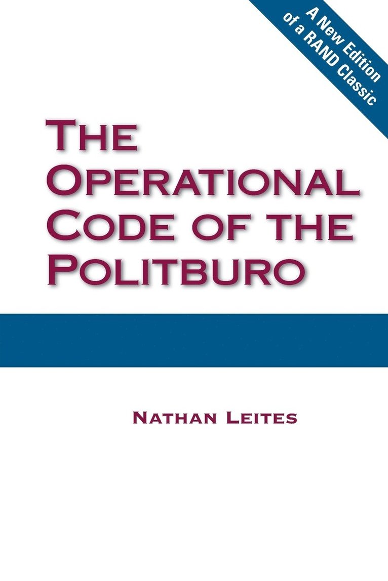 The Operational Code of the Politburo 1