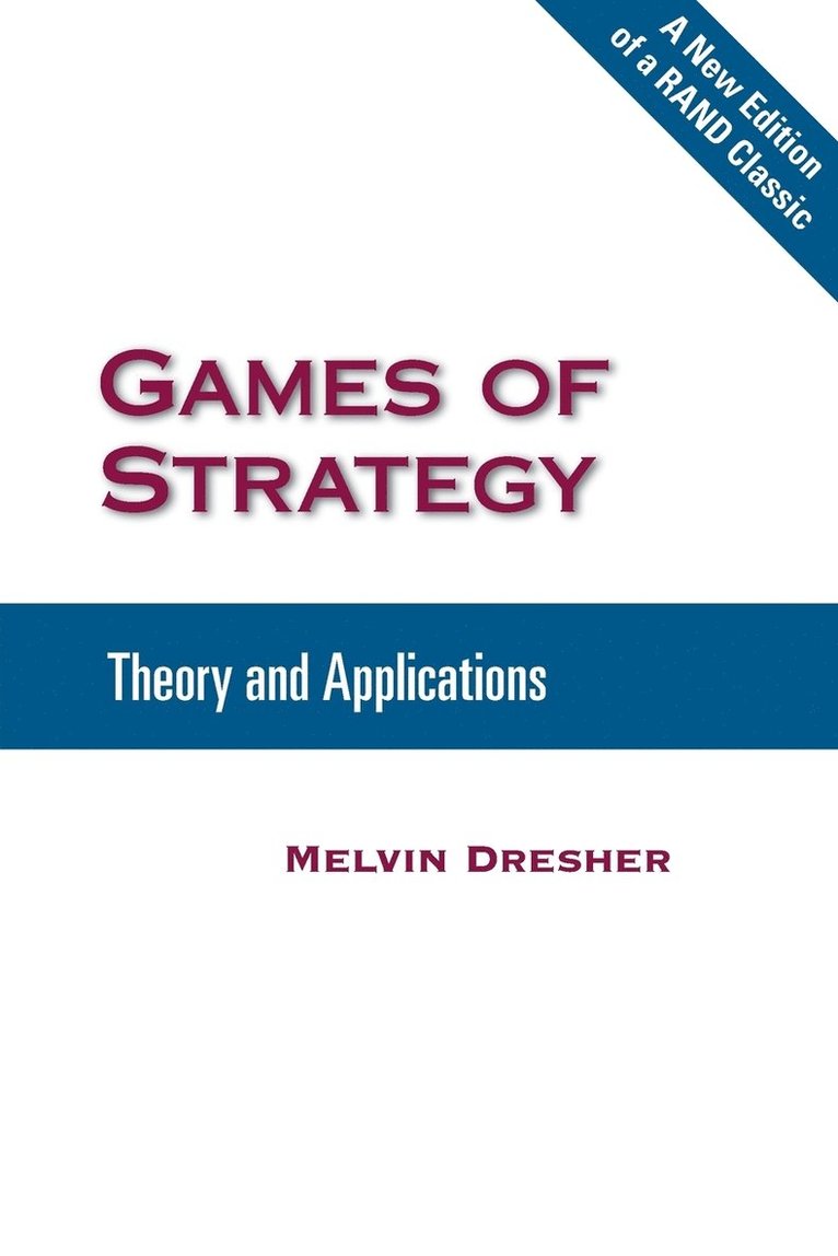 Games of Strategy 1