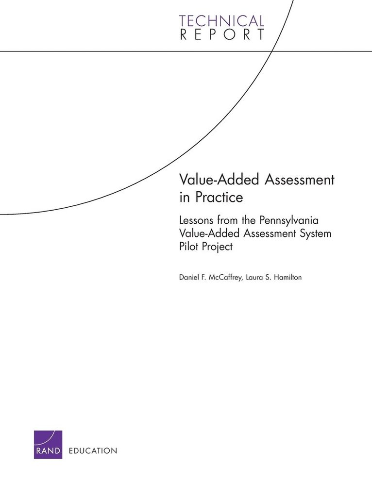 Value-added Assessment in Practice 1