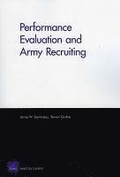 James N. Dertouzos, Steven Garber - Performance Evaluation and Army Recruiting, Häftad